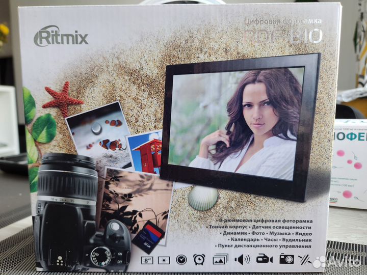 Цифровая фоторамка Ritmix RDF-810