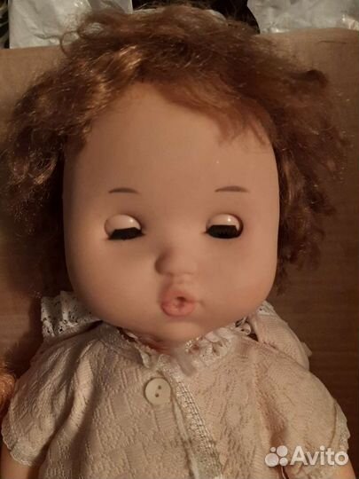 Куклы СССР. Большая Кукла Обижулька.52 см