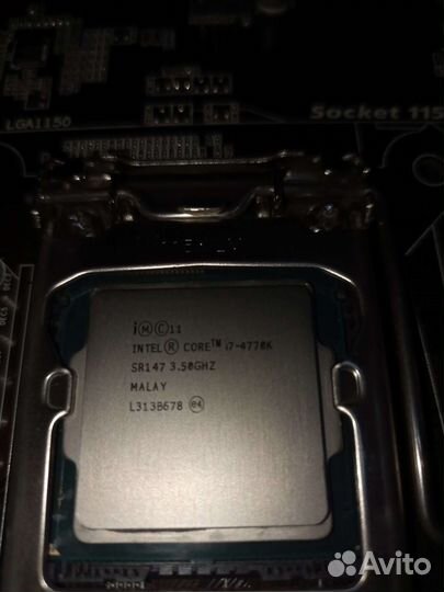 Gigabyte ga-z87p-3d+i7 4770k+кулер+24 gb ddr3 1600