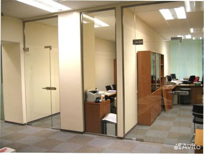 Перегородки стеклянные для офиса Perun