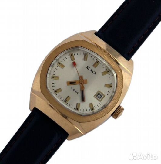 Слава позолоченные часы СССР