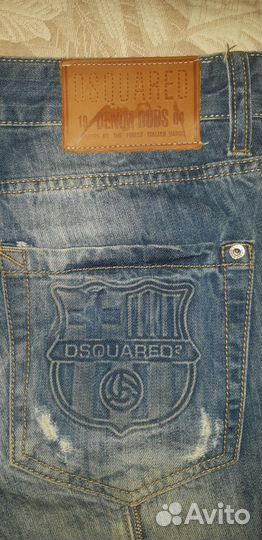 Джинсовые шорты dsquared2