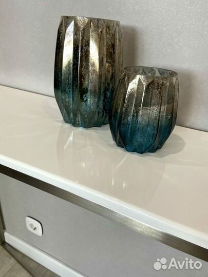 Консоль 150*30см на каркасе шлифованная сталь