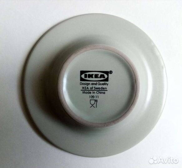 Набор 3 чашки с блюдцами Икеа