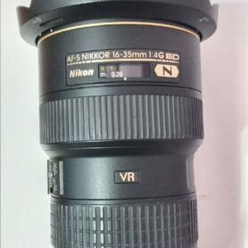 Объектив AF-S nikkor 16-35 mm 4 G ED VR