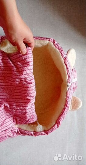 Зимний конверт кокон на овчине в коляску санки