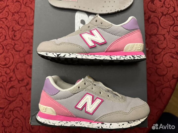 Кроссовки New Balance 515 детские для девочки