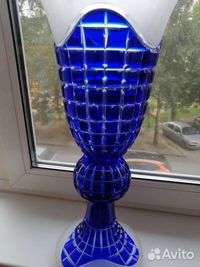 Хрустальная ваза 53 см