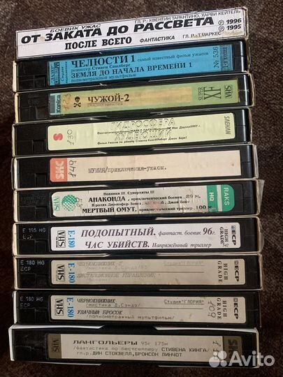 Видеокассеты с фильмами