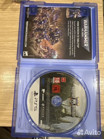 Диски на ps5 Space Marine ll