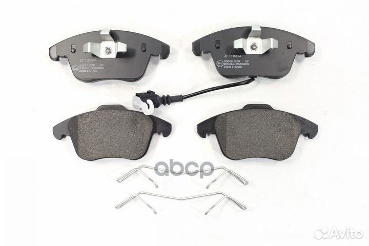 Колодки пер.VW tiguan 1.4-2.0 07 GDB1762ZFR ZF