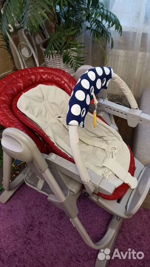 Стульчик для кормления chicco polly magic с 0 мес