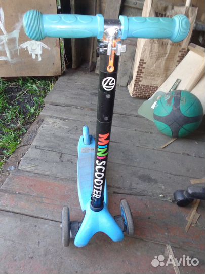 Самокат детский трехколесный бу