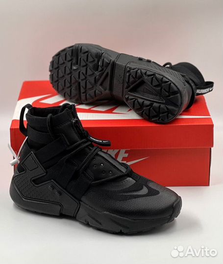 Мужские кроссовки Nike Air Huarache Gripp Black