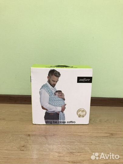 Слинг zaffiro №17 Be Close светло-синий