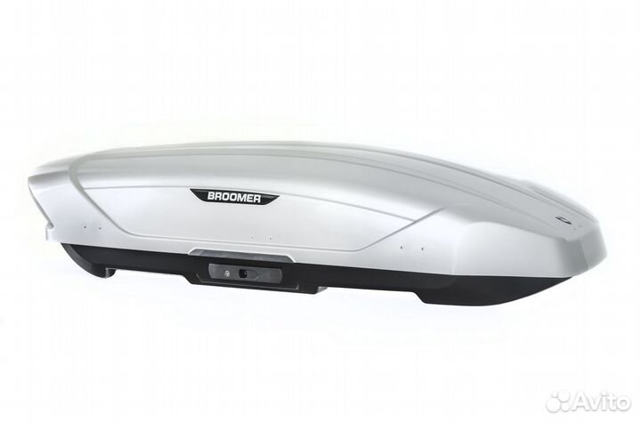 Бокс broomer Venture L 430л белый/черный глянец