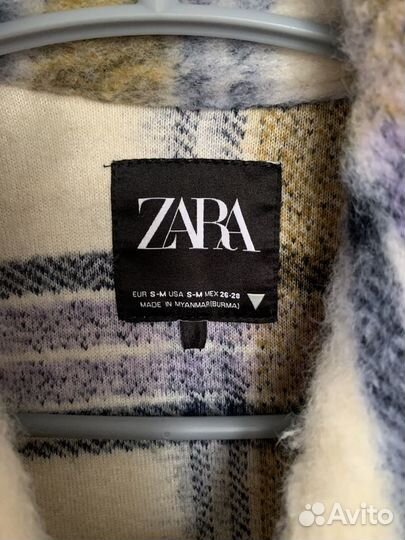 Куртка рубашка женская zara S-M