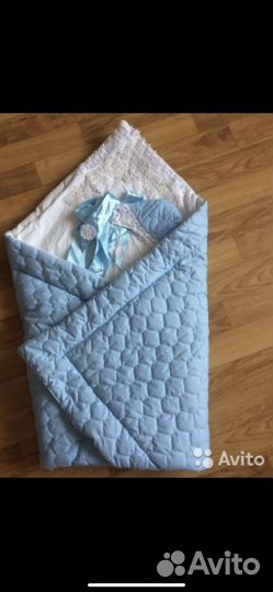 Конверт-одеяло зимний на выписку