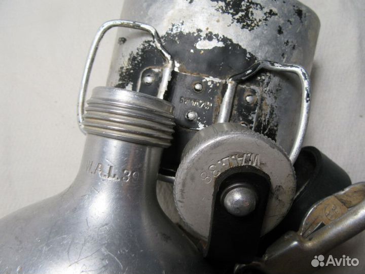 Немецкие фляга и котелок на клеймах WAL38/39