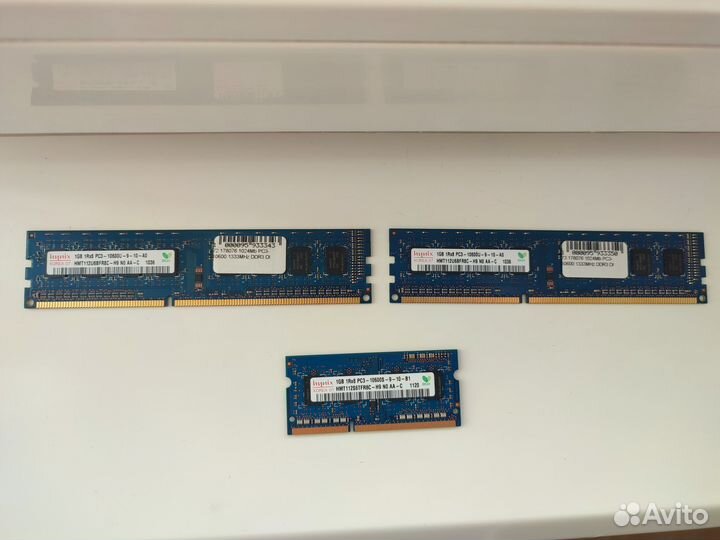 Оперативная память DDR2 DDR3 1-2gb