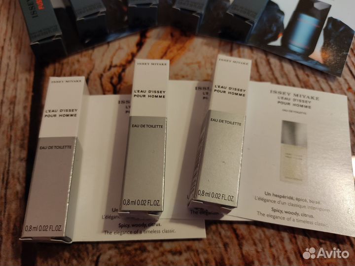 Пробники духов мужские Issey miyake