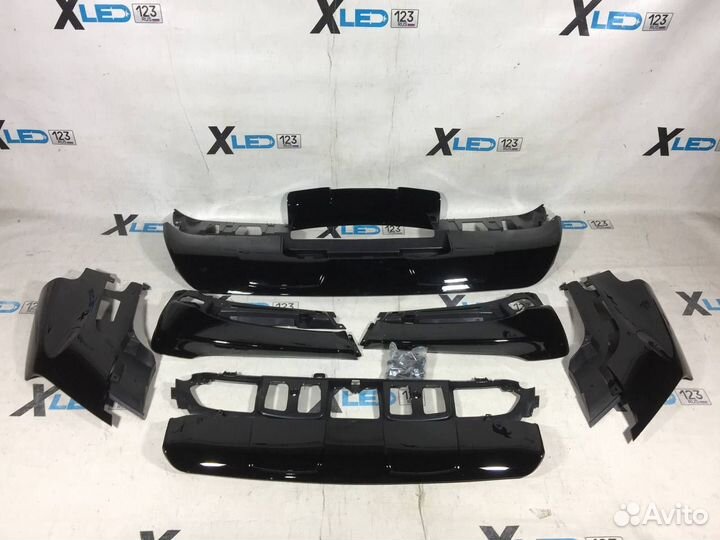 Обвес BMW X5 E70 чёрный глянец дорестайлинг