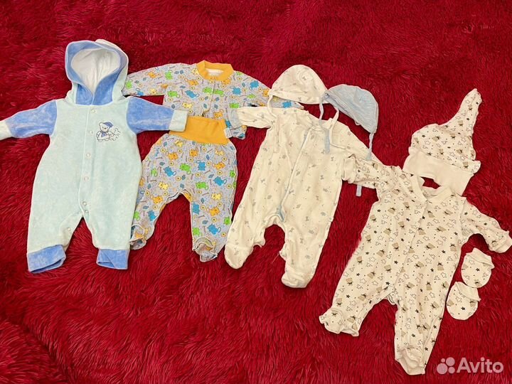 Большой пакет вещей для новорожденного