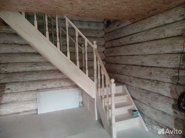 Сборка деревянной лестницы