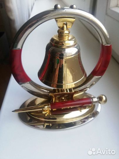 Колокол рында и ручка настольный сувенир