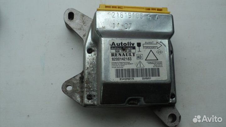 Эбу подушки безопасности Renault Laguna 2 2003