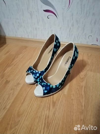 Туфли с сердечками