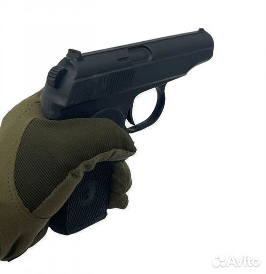 Пистолет тренировочный резиновый пм (Макаров)