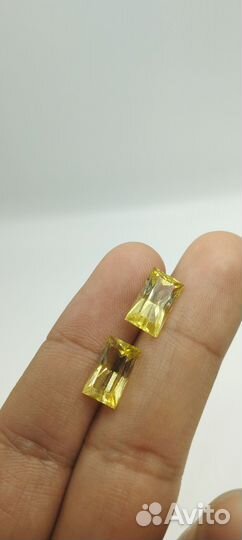 Аквамарины и Гелиодоры ограненные