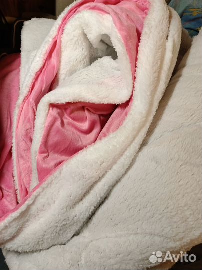 Одеяло- плед, махровый, теплый 2,5*2,2