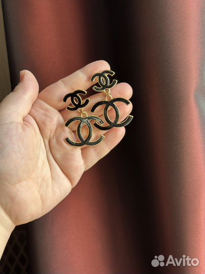 Серьги Chanel