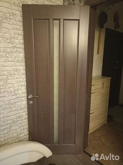 Двери межкомнатные, 3 штуки, б/у.2, 01,80