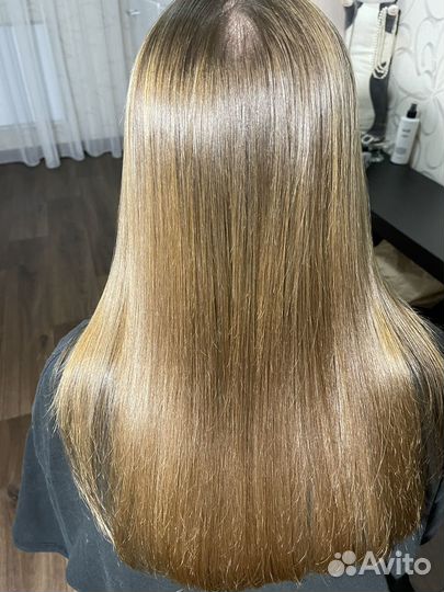 Кератиновое выпрямление, ботокс для волос