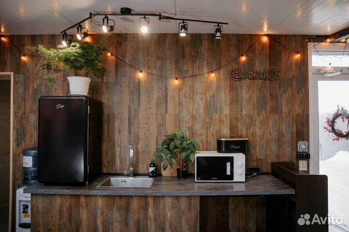 База отдыха, баня на дровах