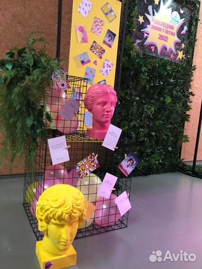 Гипсовые головы