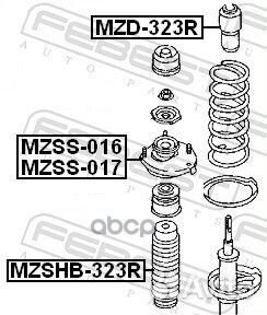 Отбойник заднего амортизатора (mazda 323 BJ 199