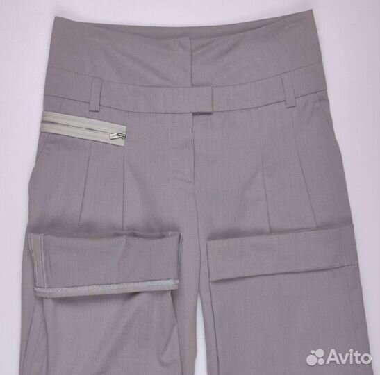 Брюки chloe Straight wide cropped pants. Оригинал