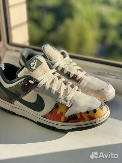 Кроссовки Nike Dunk Low SE Sail Multi Camo (42 )