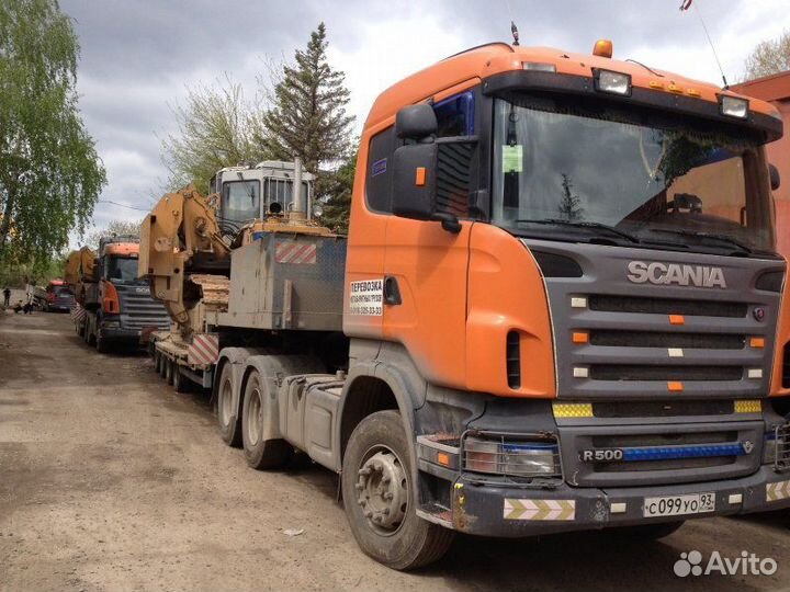 Перевозка негабаритных грузов тралом