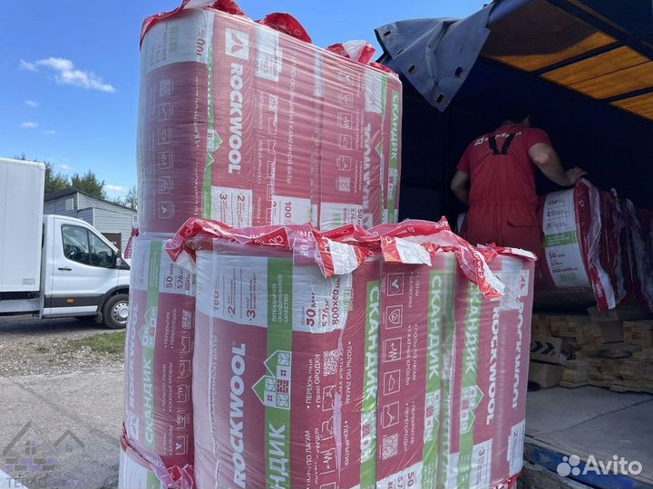 Утеплитель Роквул Скандик 100 для потолка