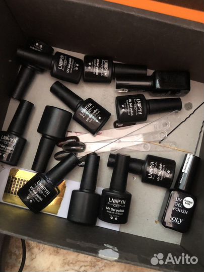 Набор для маникюра с лампой