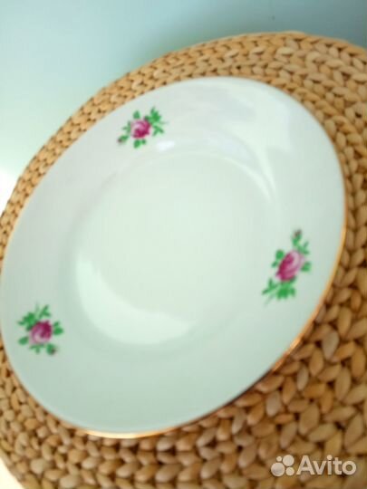 Фарфоровые тарелки, Болгария - Винтаж 1960-е годы