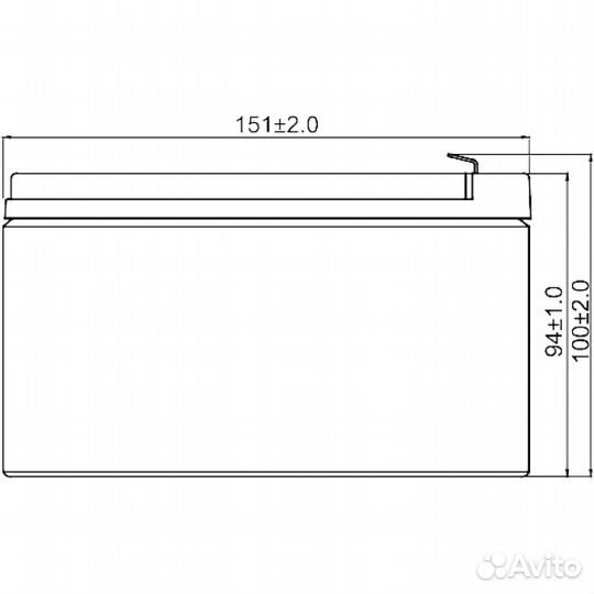 WBR HR1234W F2 аккумулятор