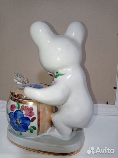 Фарфоровый Мишка Дулево