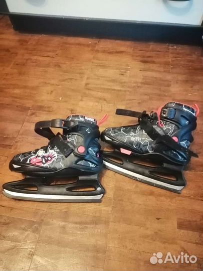 Коньки детские раздвижные 31-36