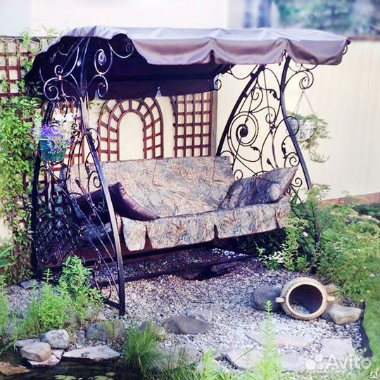 Чехол на крышу для садовых качелей